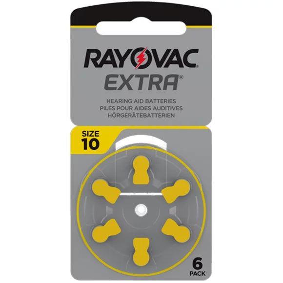 Pile auditive 10 - Blister de 6 piles