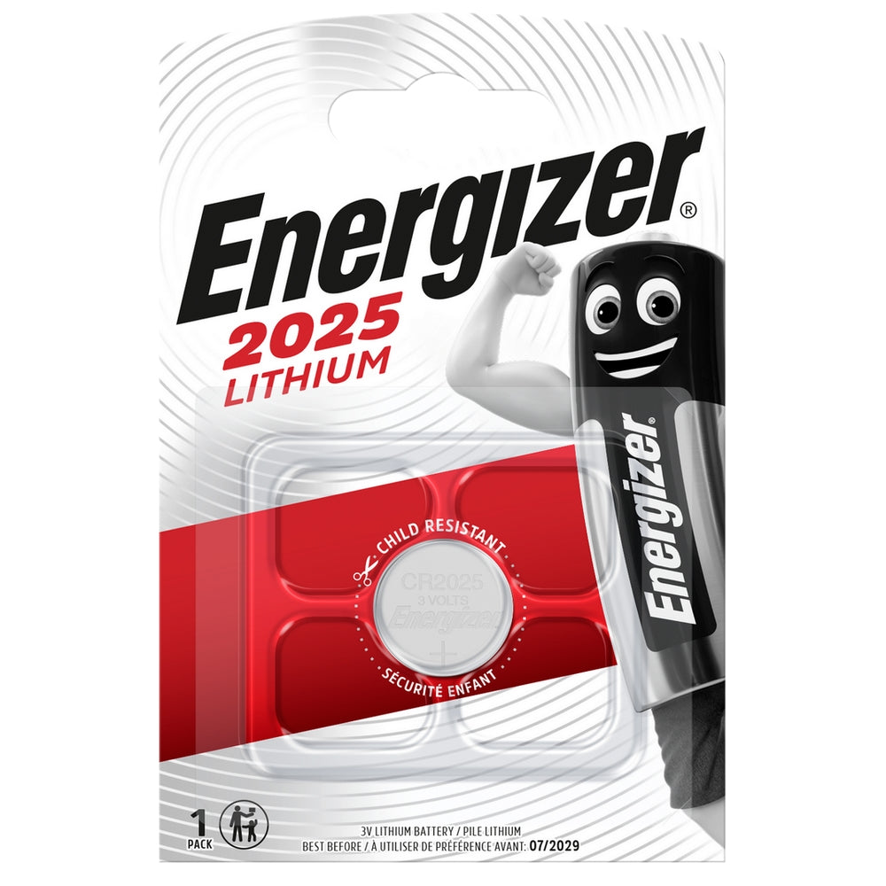 Energizer CR2025 Lithium 3V - Blister de 1