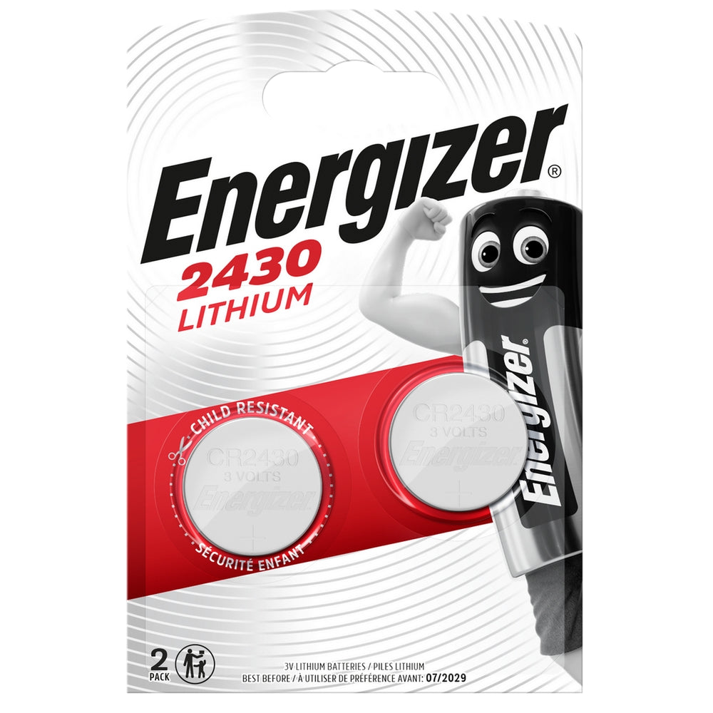 Energizer CR2430 Lithium 3V - Blister de 2