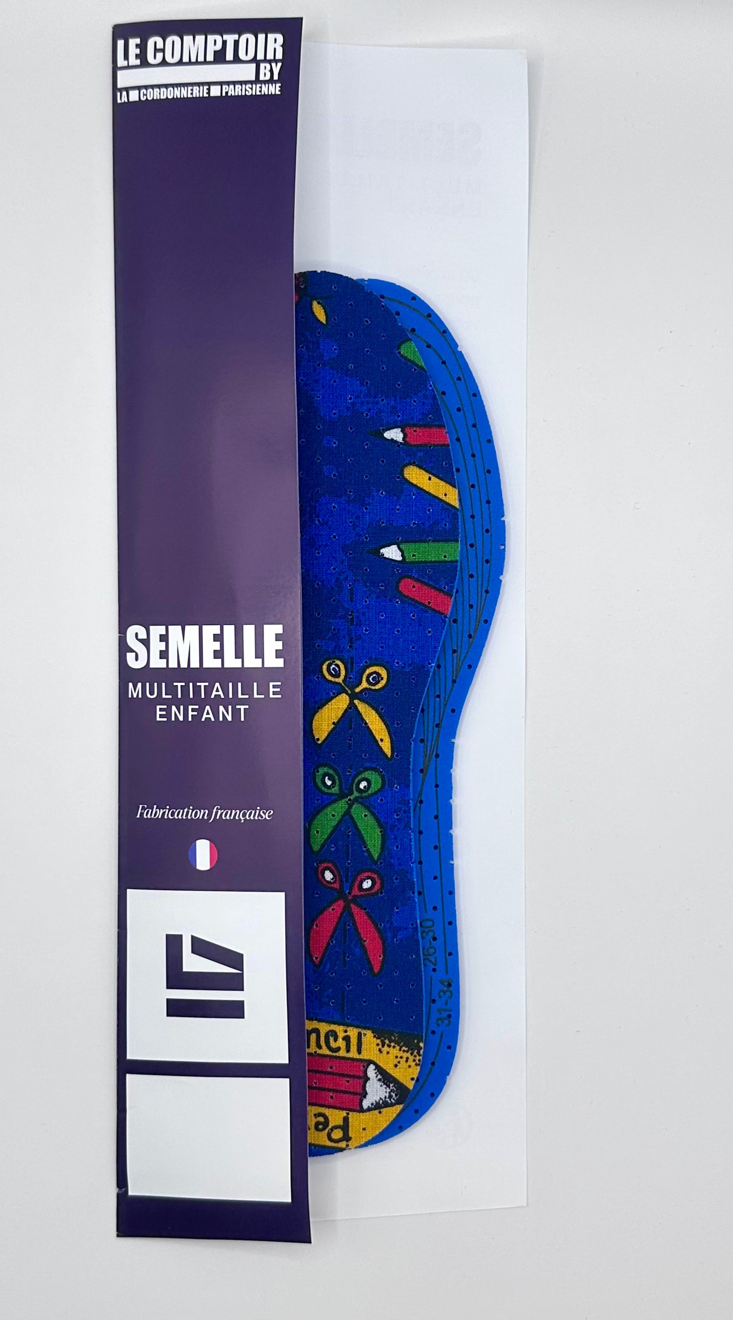 Semelles Enfant Multitaille - Mémoire de Forme - 7mm