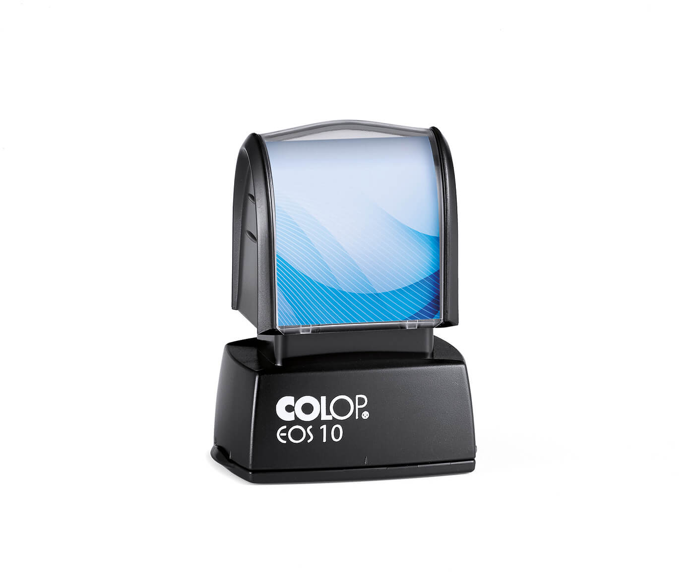Tampon Eos 10 Noir et Bleu