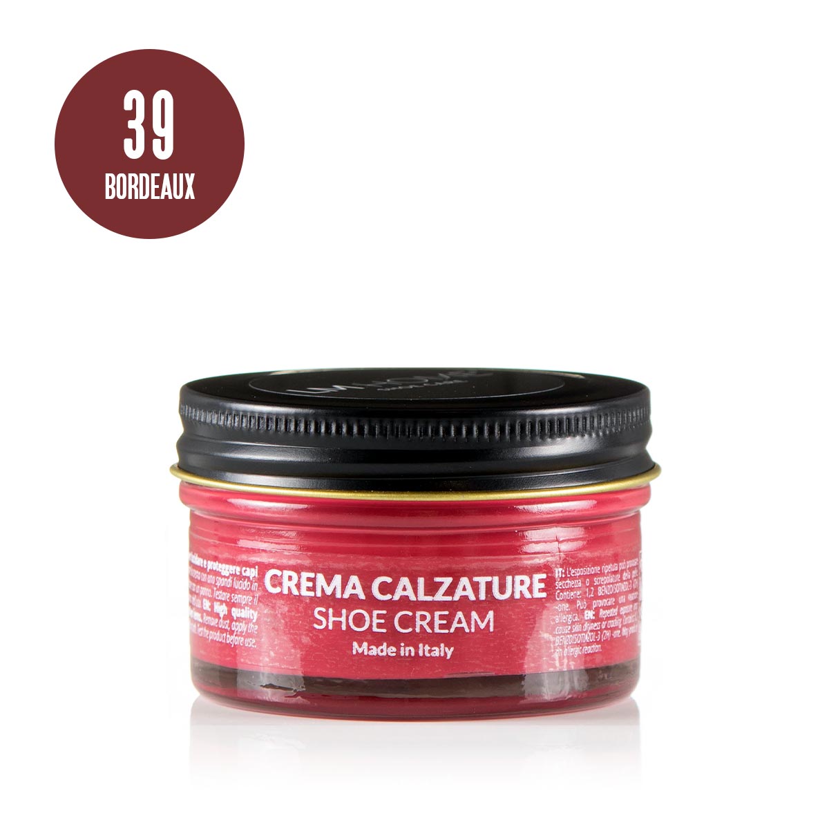 Crème à Chaussures LM HOME 50mL - Bordeaux