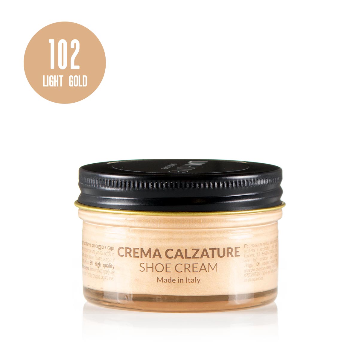 Crème à Chaussures LM HOME 50mL - Or Clair