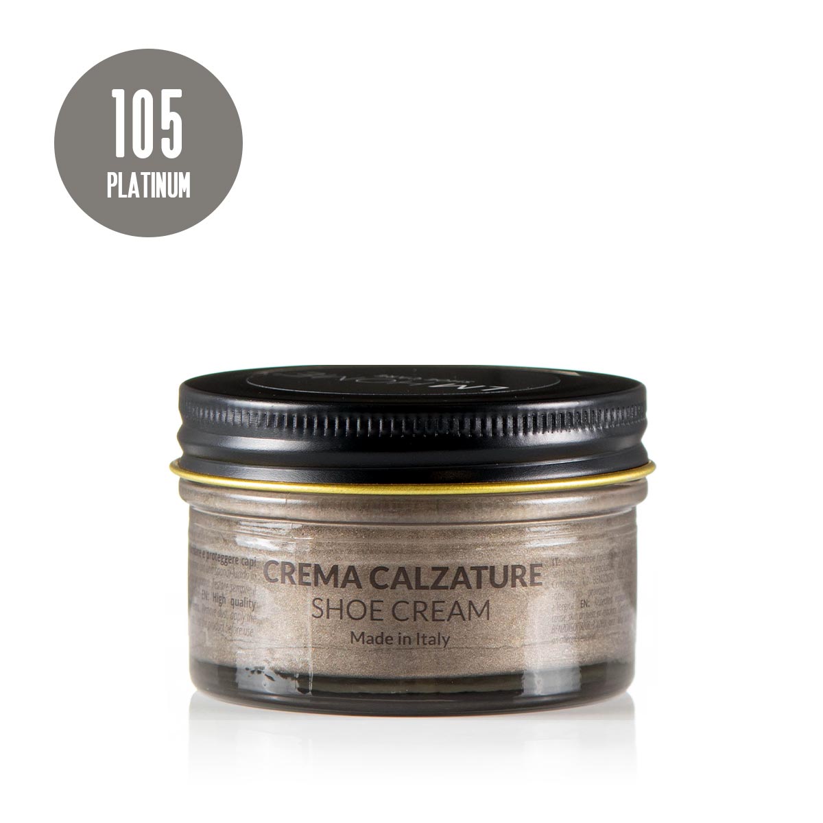Crème à Chaussures LM HOME 50mL - Platine