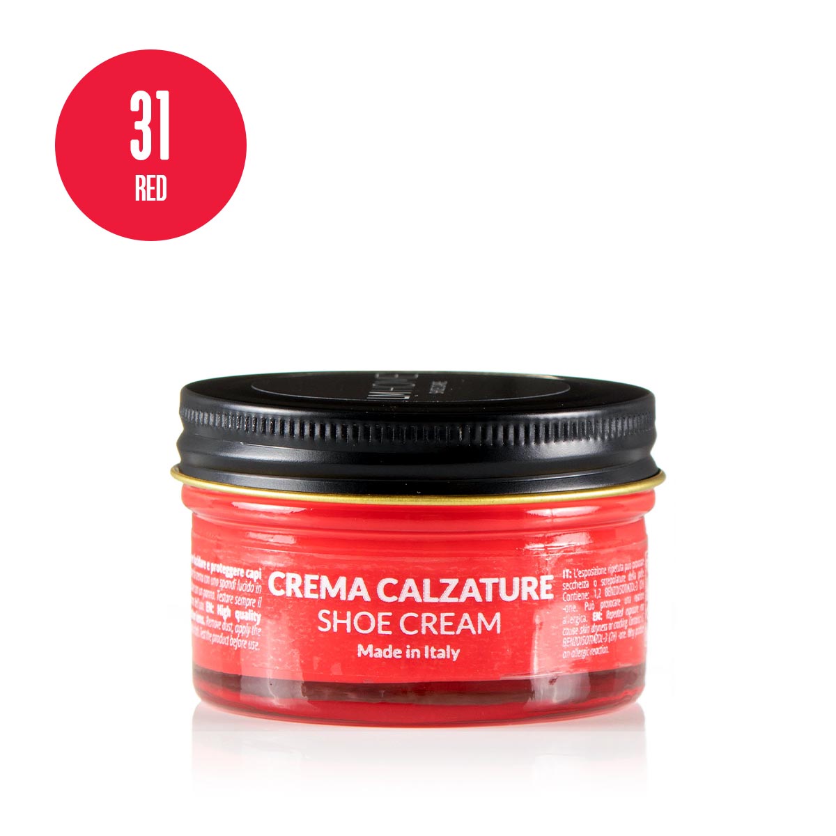 Crème à Chaussures LM HOME 50mL - Rouge
