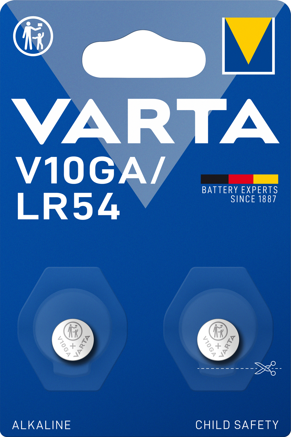 Blister de 2 Piles LR54 / V10GA