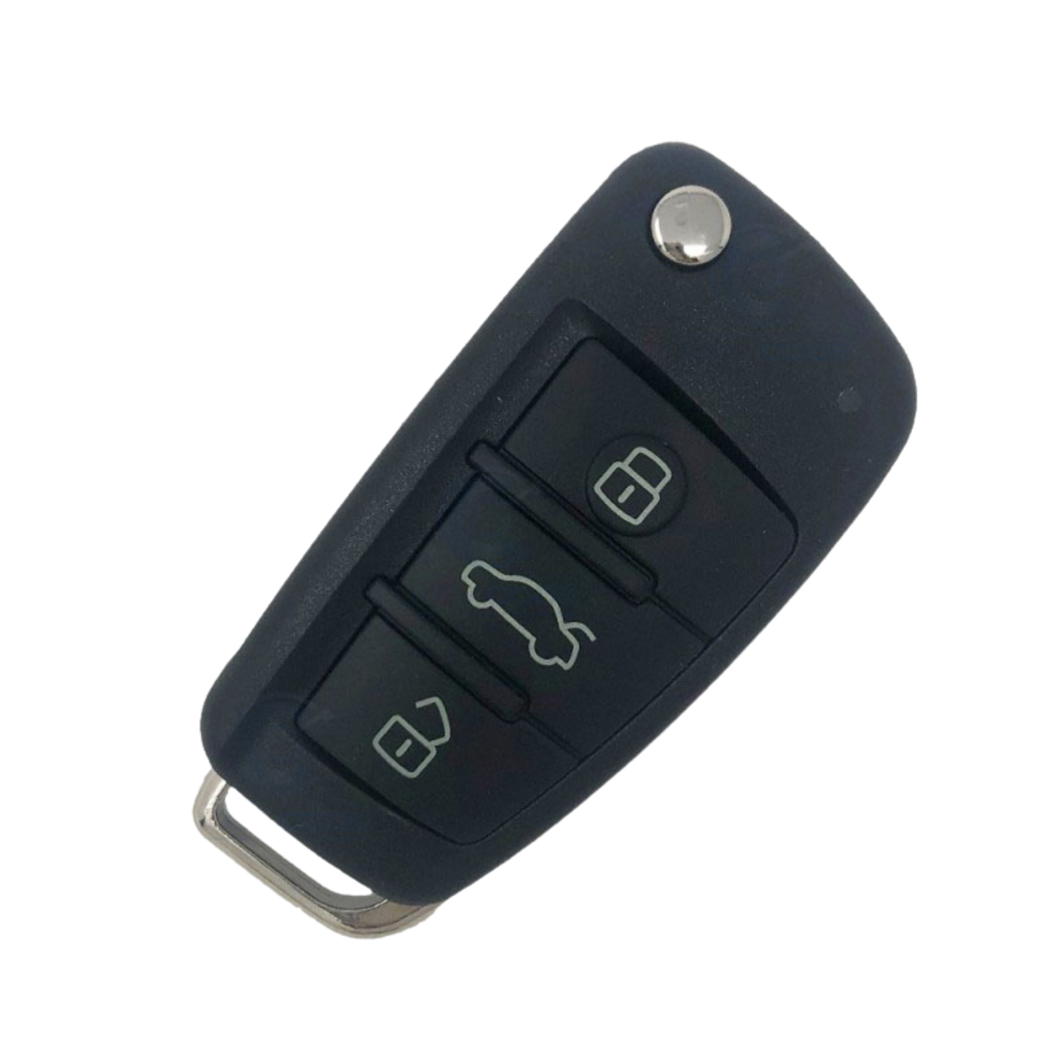 [AU66CS3B-CR-P] COQUE TELECOMMANDE HU66 AUDI 3 BOUTONS (06+) - QUALITÉ SUPÉRIEURE