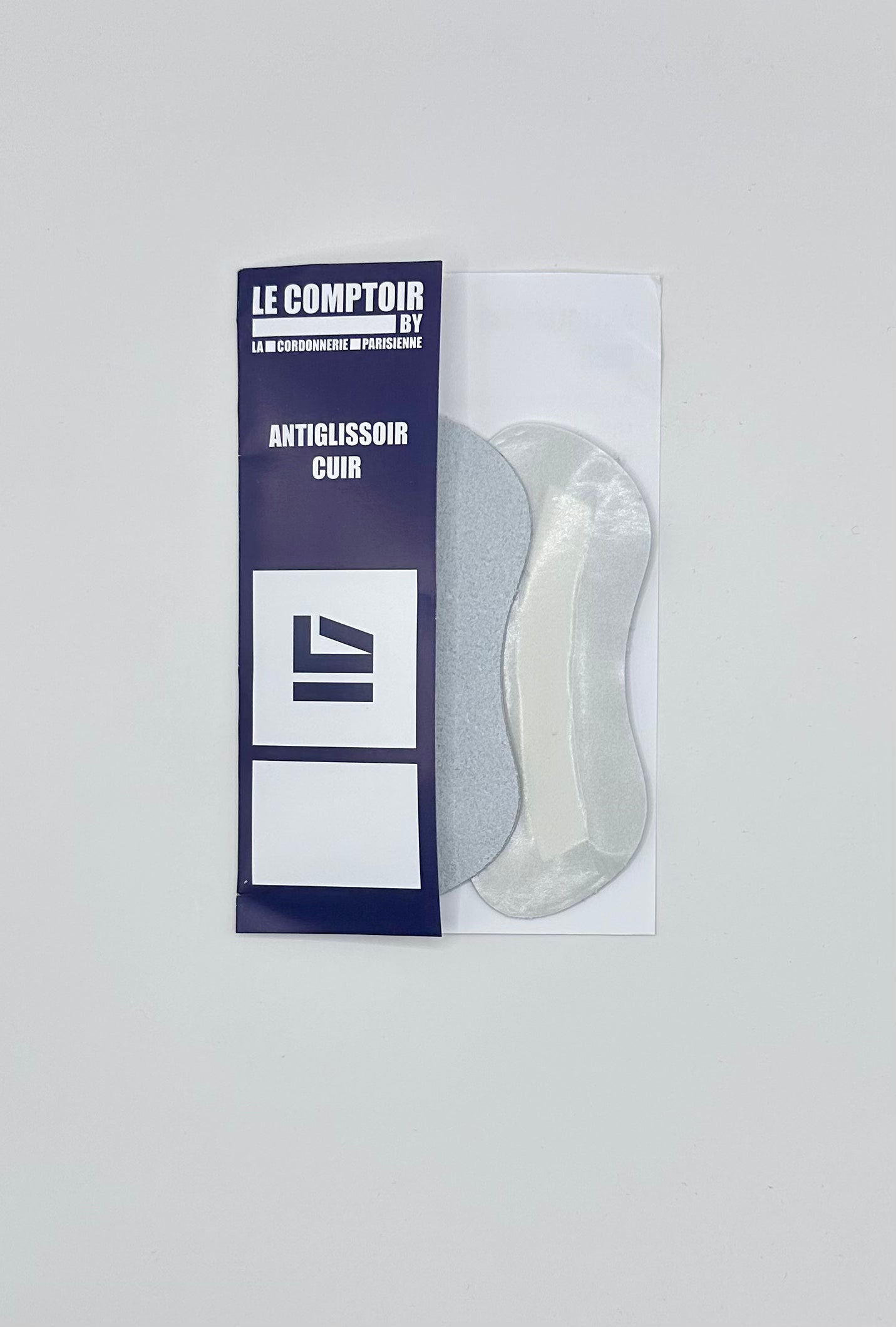 Antiglissoirs en Cuir Véritable - Adhésifs - La Paire