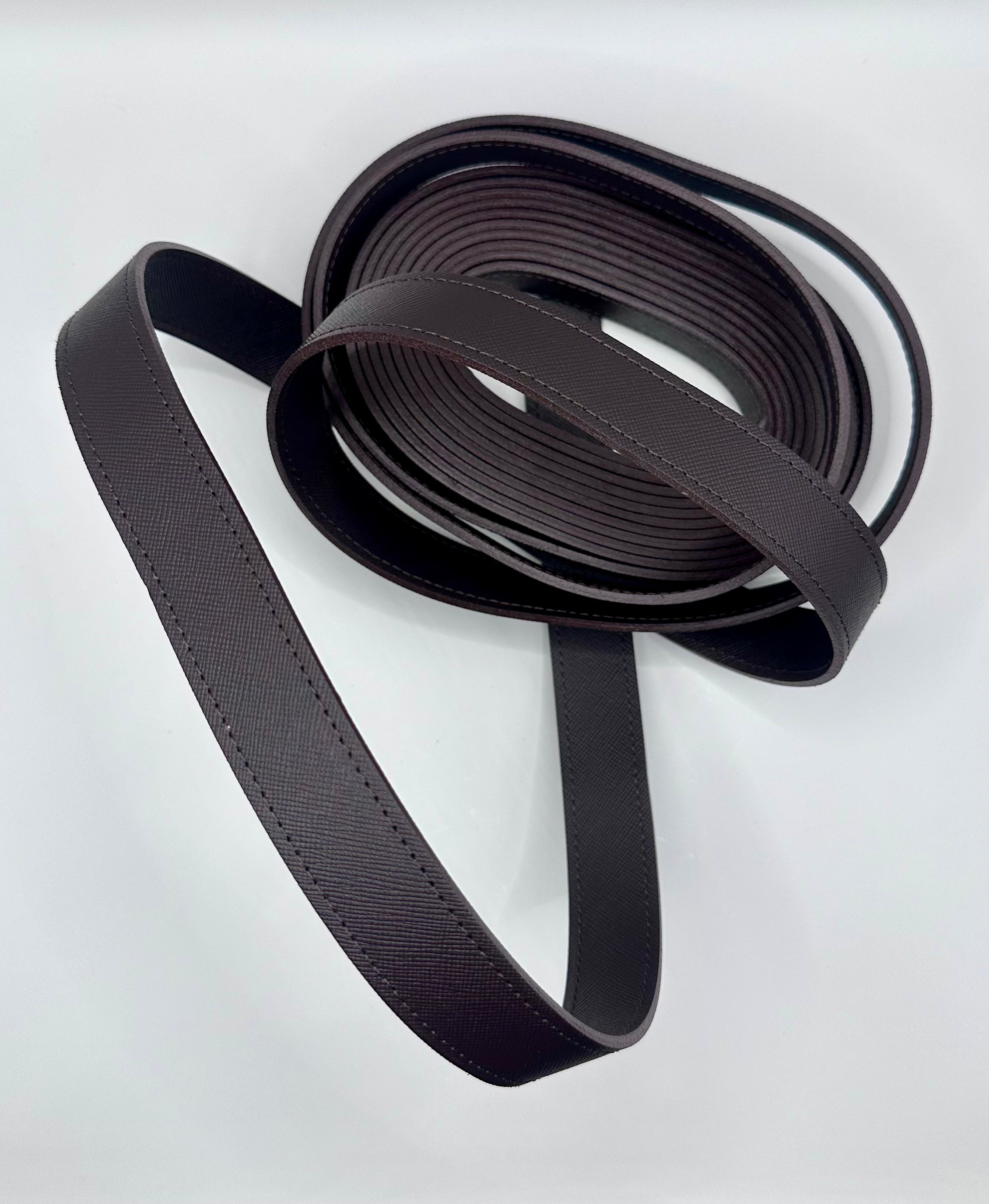 Bride cuir Saffiano (au mètre)