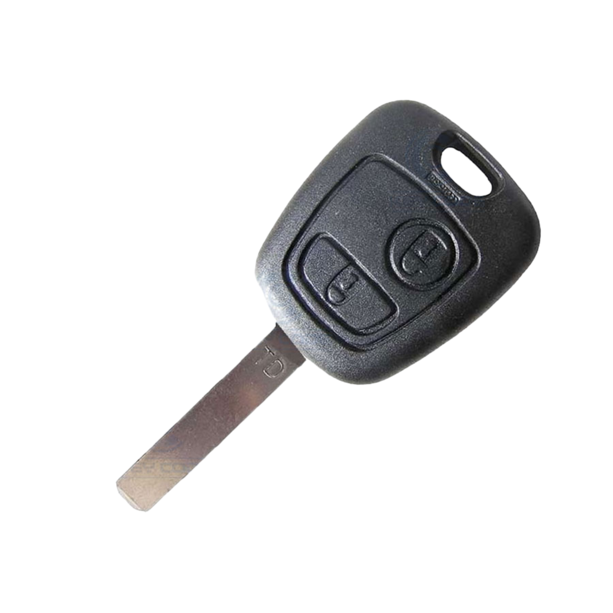 [CI2CS2B-F] COQUE TELECOMMANDE CLE A VAGUE PSA C3/C2 FIXE VA2 SANS RAINURE