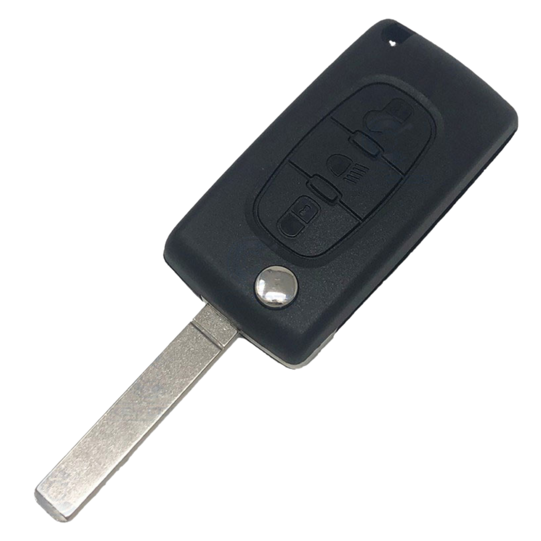 [CI2CS3B-CTS-P] COQUE TELECOMMANDE PSA C4 PLIABLE 3 BOUTONS VA2 SANS LOGO PILE SUR CIRCUIT - QUALITÉ SUPÉRIEURE
