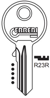 Clé ERREBI R23R