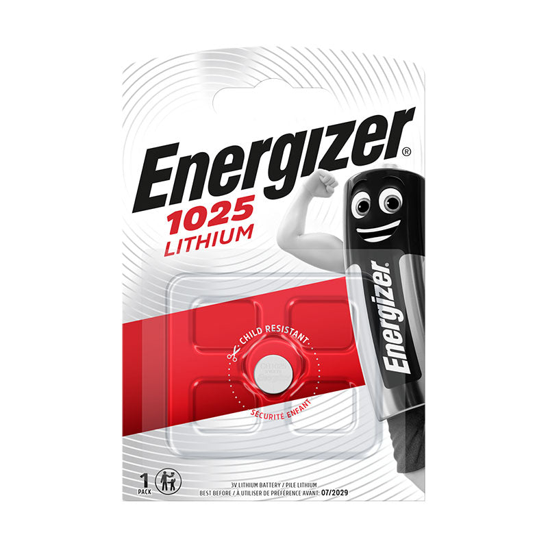 Energizer CR1025 Lithium 3V - Blister de 1
