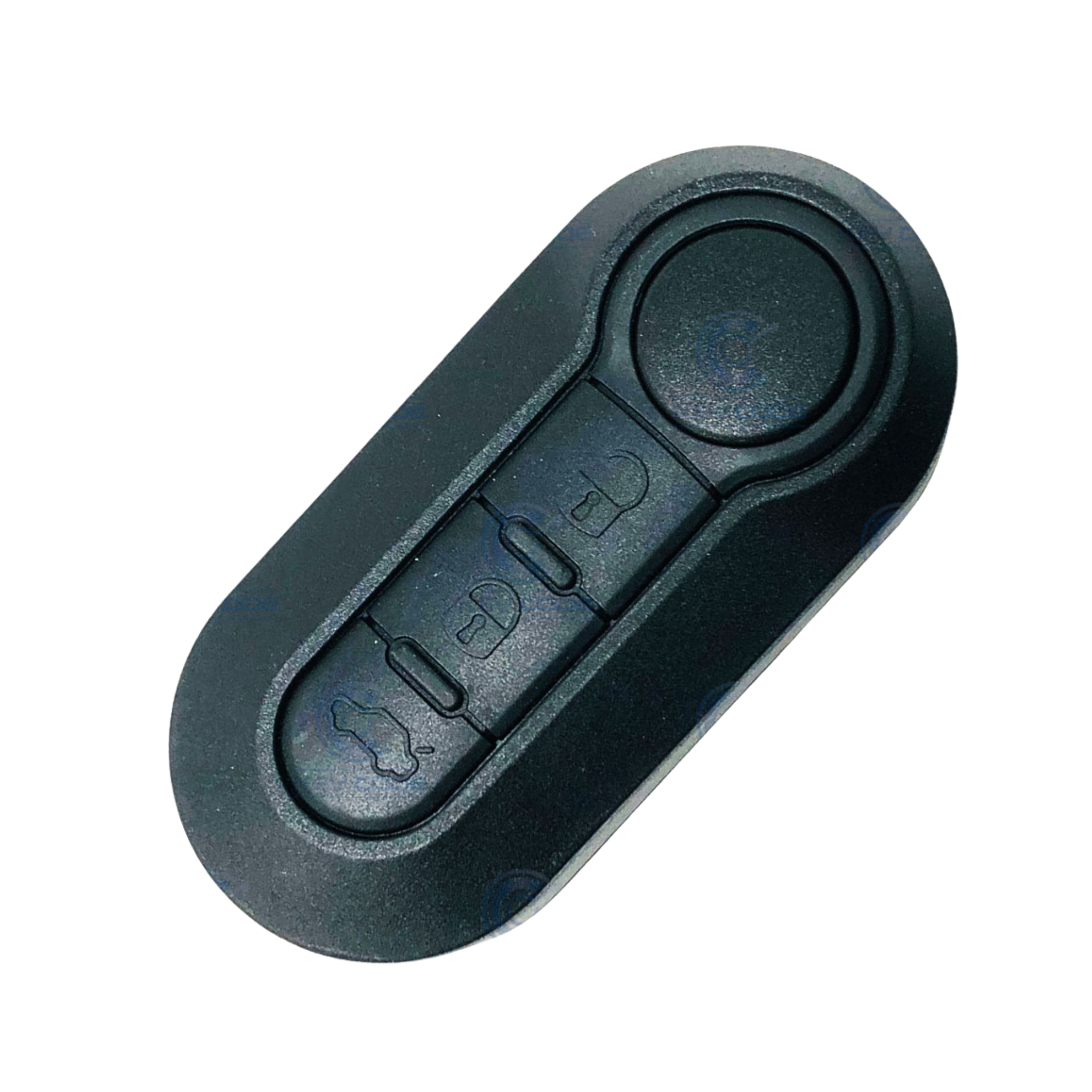[FI22CS3B-O] COQUE DE TÉLÉCOMMANDE PLIABLE OVALE DE 3 BOUTONS FIAT (BOUTONS VOITURE)
