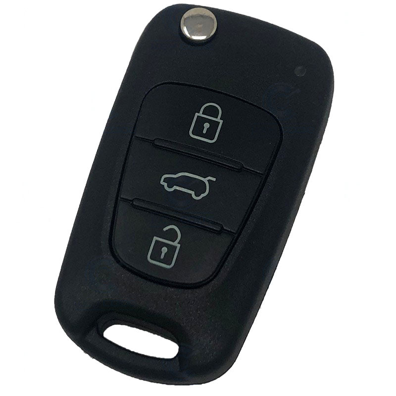 [HY48CS3B-P] COQUE TELECOMMANDE I20, I30, IX35 PLIABLE 3 BOUTONS TOY48 - QUALITÉ SUPÉRIEURE