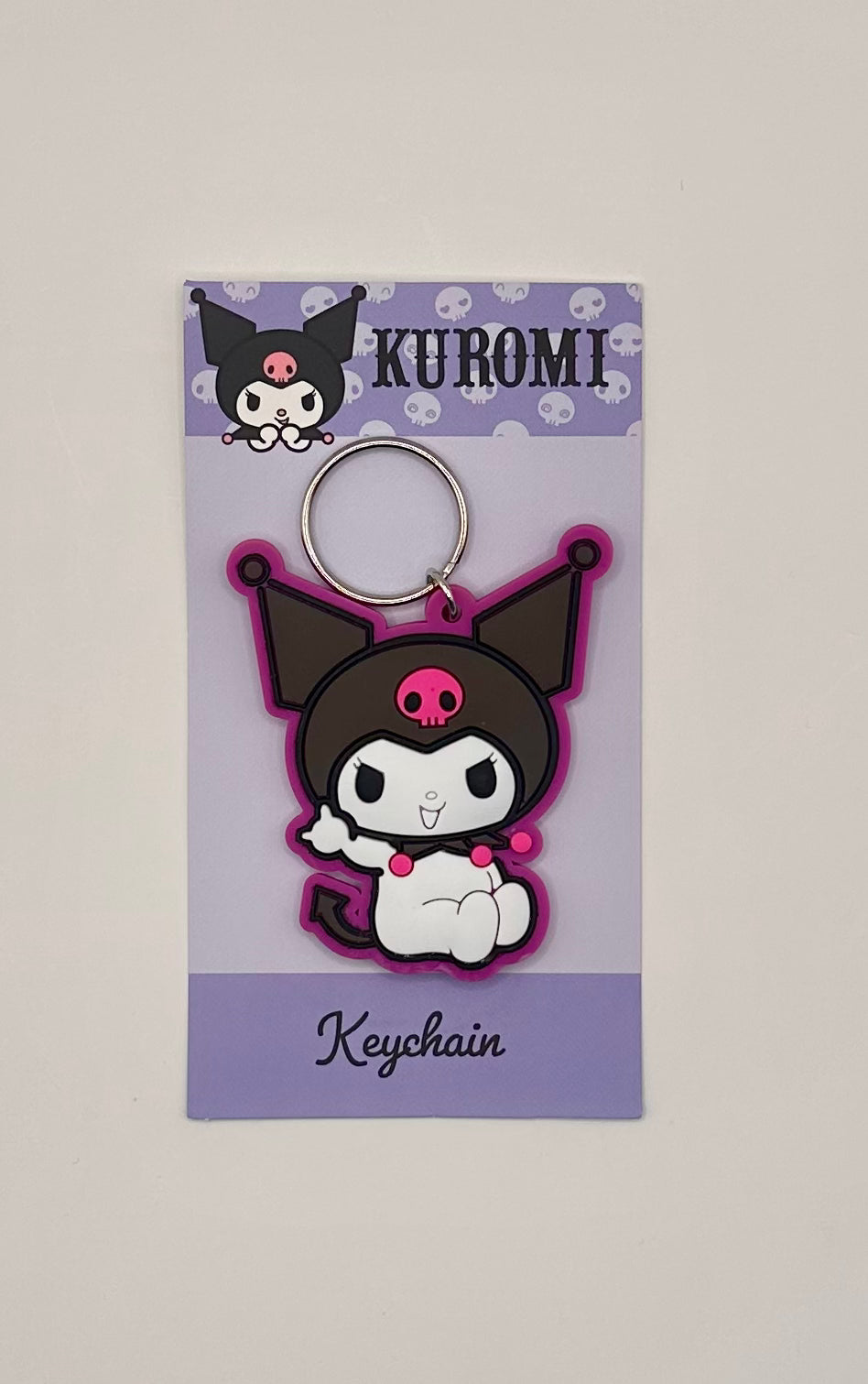 Porte-clé silicone Kuromi Devil