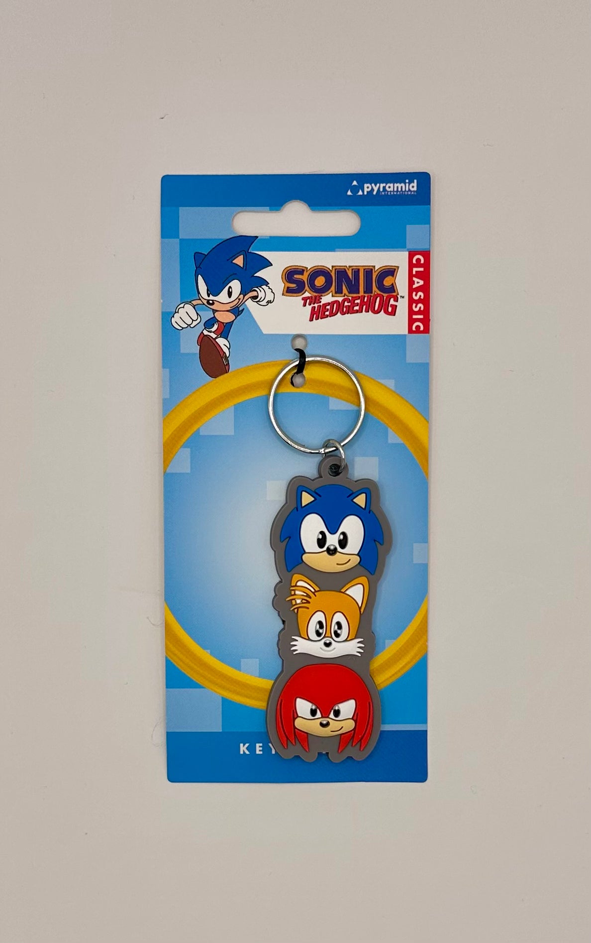 Porte-clé silicone Sonic