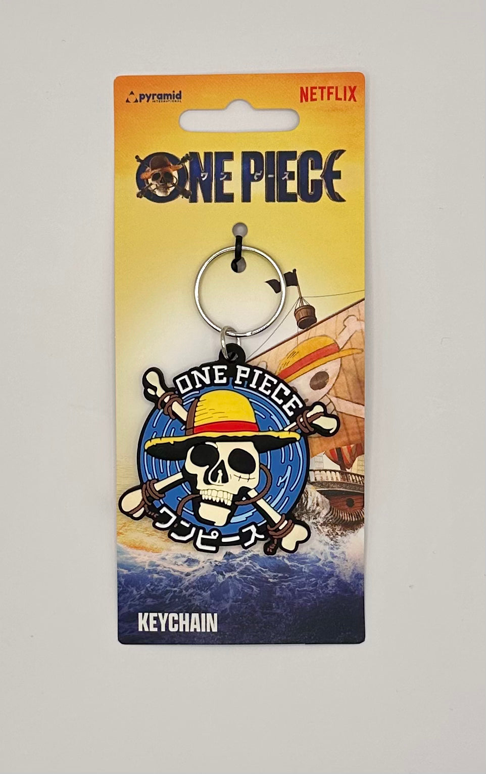 Porte-clé silicone logo One Piece