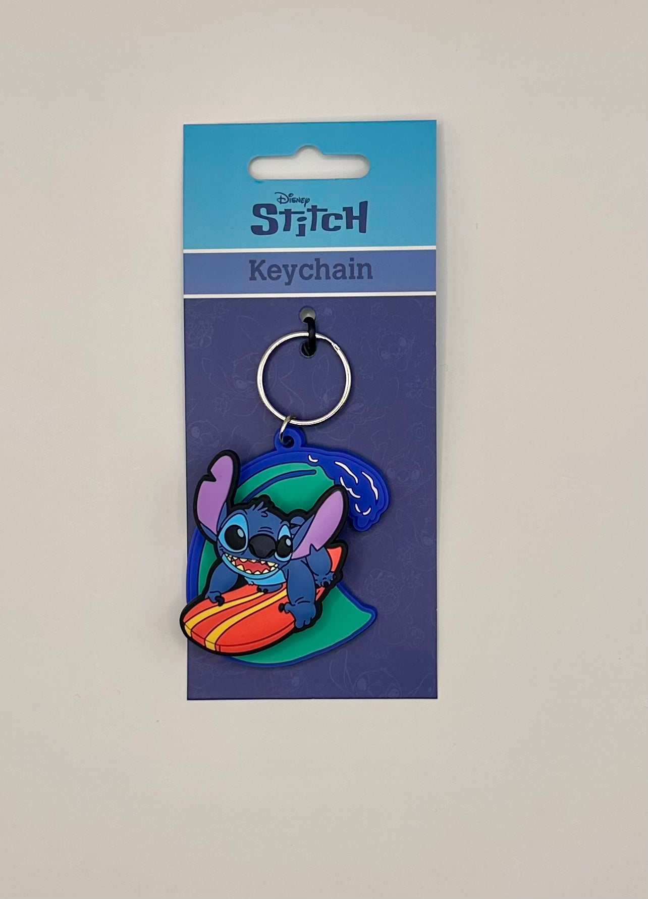 Porte-clé silicone tournant Stitch