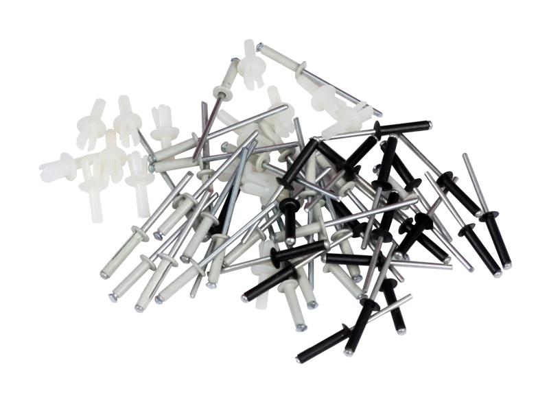 Rivets - Boîte de 250 rivets blancs 4*20mm