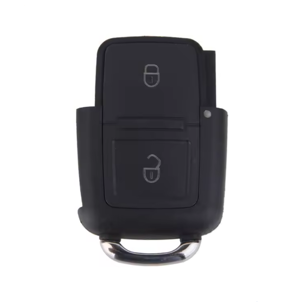 Coque Télécommande VW Carre 2 Boutons [VW66CS2B-C]