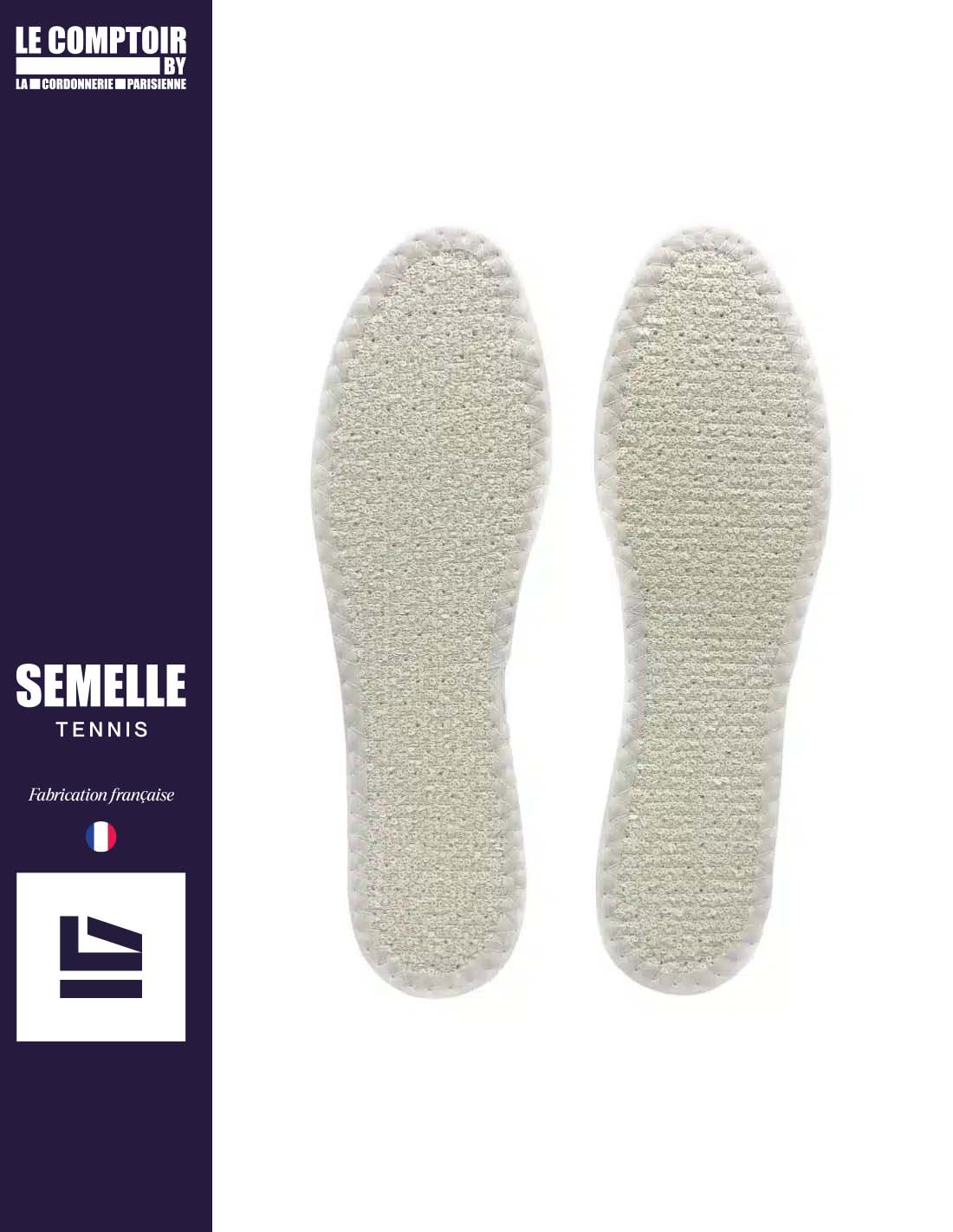 Semelles Tennis & Sport - Coton Éponge et Latex Perforé