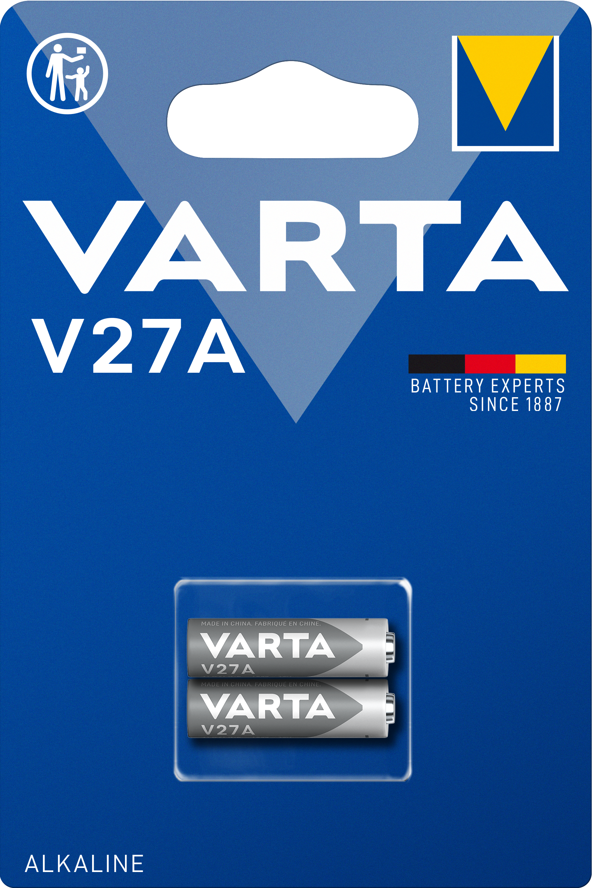 Blister de 2 Piles V27A / 12V